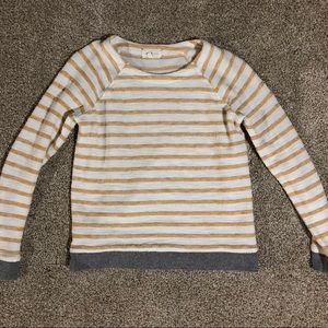 Lou & Grey Striped Sweater, Petite S